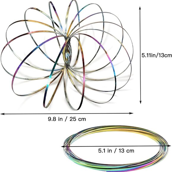 Flow Ring Fidget Spinner Bracelet Kids & Adults, Stress Relief Sensory Toys Fest - Picture 2 of 6